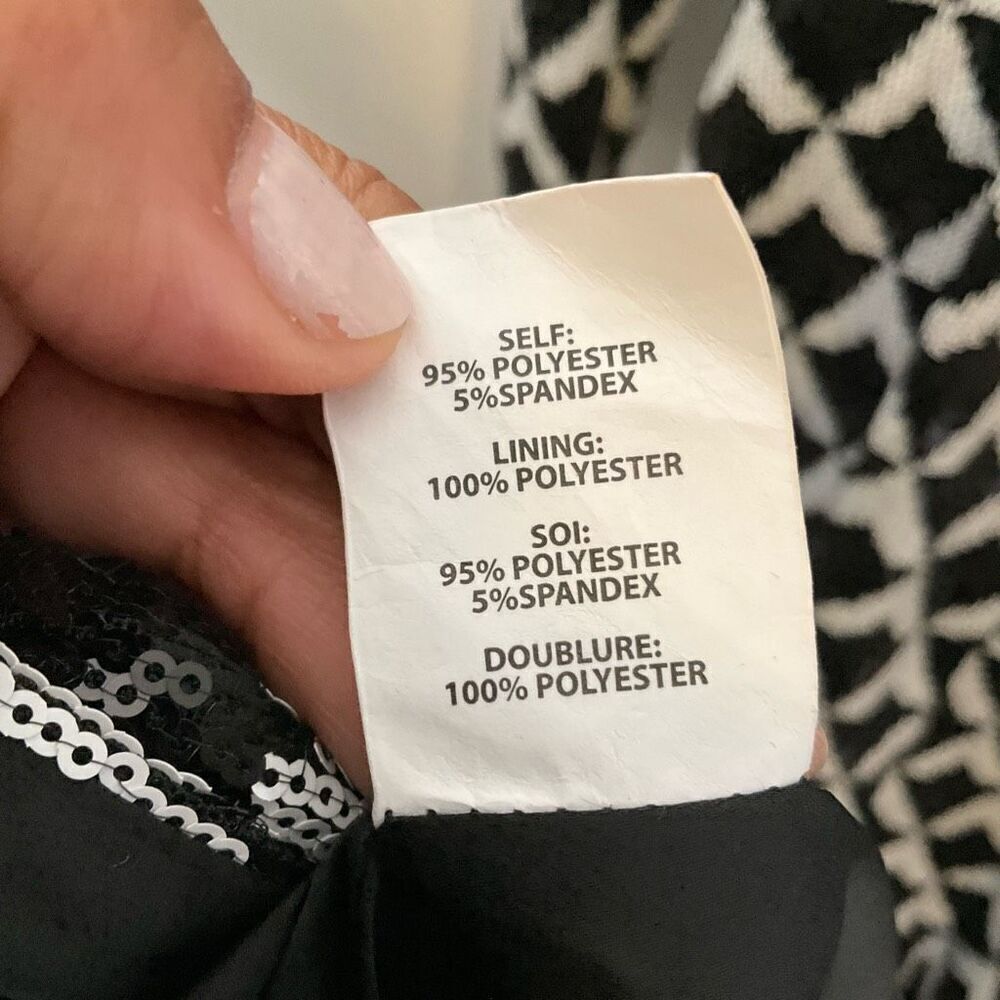 Ramy Brook Celia Sequin Maxi Dress In Black Checkmate - Picture 14 of 15